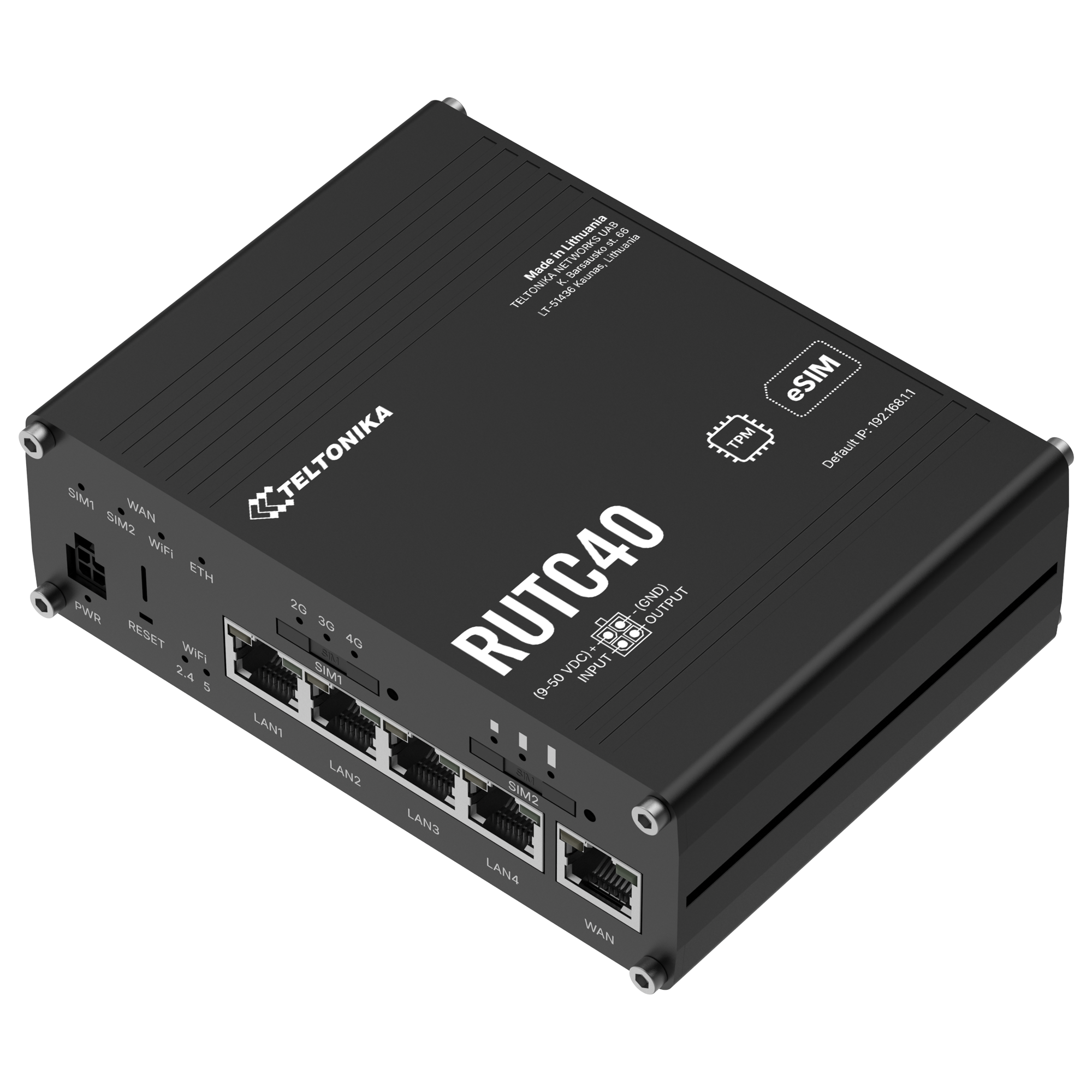 Teltonika RUTC40 industrial LTE edge router